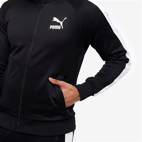 Mens Clothing Puma Iconic T Track Jacket Pt Puma Black Jackets