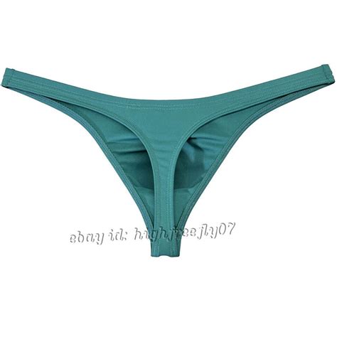 Mens Second Skin Fit Bikini T Back Underwear Male Enhancer Bulge Thong Jockstrap Ebay