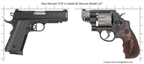 Dan Wesson Tcp Vs Smith Wesson Model Size Comparison Handgun Hero