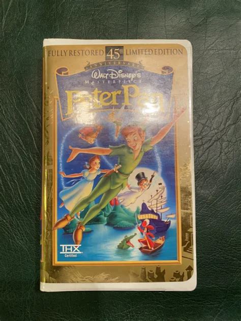 Peter Pan Vhs Th Anniversary Limited Edition Eur