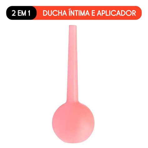 Ducha Higiênica Íntima Ginecológica e Aplicador Hot Flowers Enema