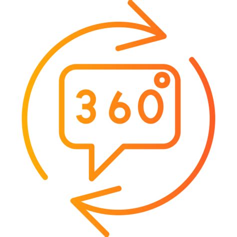 360 degrees Generic Gradient icon