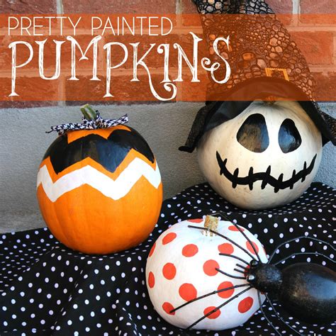 Pretty Painted Pumpkins
