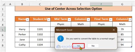 How To Create A Table With Merged Cells In Excel 4 Easy Methods