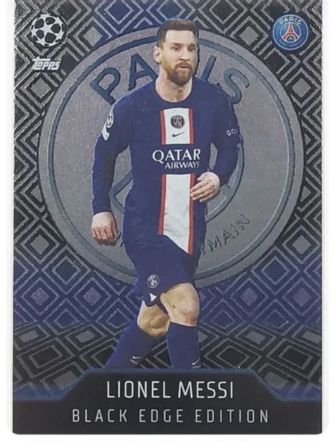 Lionel Messi Black Edge Edition Match Attax No Psg Pack