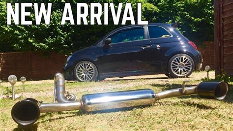 FINALLY My Valved Power Motive Exhaust For My 250 Bhp Abarth 500