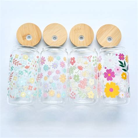 Glass Tumbler Set Etsy