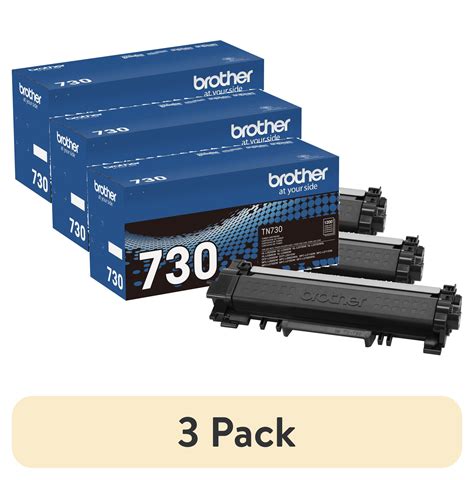 Brother Genuine Standard-yield Printer Toner Cartridge, TN730(3 pack ...