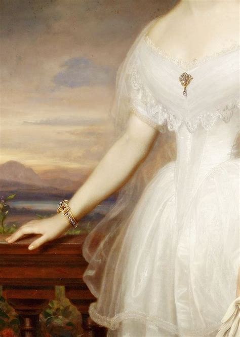 Kaiserin Elisabeth Von Sterreich Detail By Franz Schrotzberg Circa