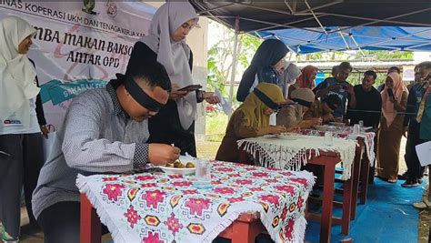 Perkenalkan Produk Lokal Di Hjs Ke Lewat Lomba Makan Bakso Ikan