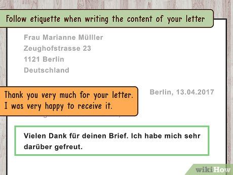 4 Ways to Write a Letter in German - wikiHow