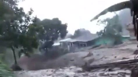 Viral Video Banjir Bandang Di Puncak Bogor Warga Berbondong Selamatkan