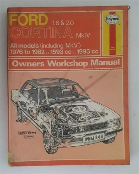 FORD CORTINA 1 6 And 2 0 Litre Mk IV 1976 82 Haynes Manual Book FREE