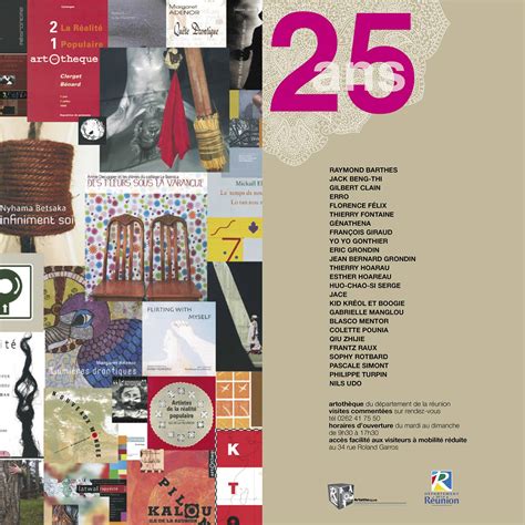 25 artistes 25 ans Artothèque de La Réunion