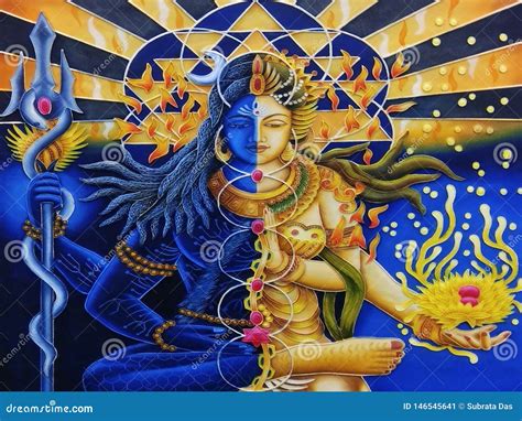 Lord Shiva And Parvati Stock Illustration Illustration Of India