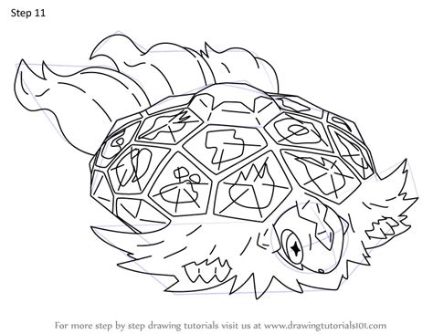 How To Draw Terapagos Terastal Form From Pokemon Pokemon Step By Step