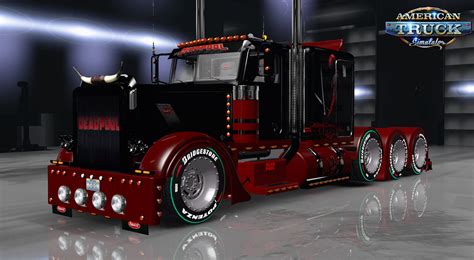 Deadpool Skin For Peterbilt V By T D S Ats Mods American