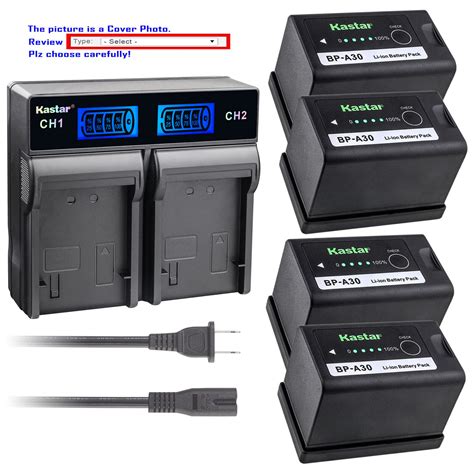 Kastar Bp A Fully Decoded Battery Lcd Rapid Charger For Canon Xf