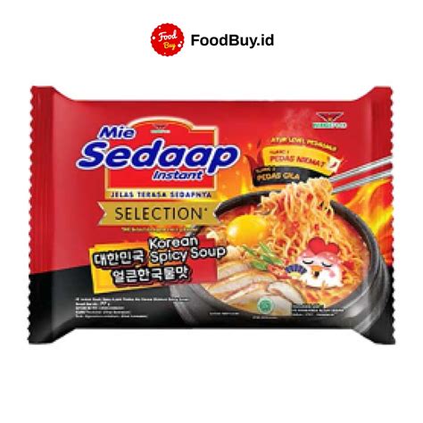 Jual Mie Sedaap Selection Korean Spicy Soup 77 Gr Shopee Indonesia