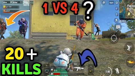 CAN I SURVIVE 1 VS 5 WATCH FULL 20 KILLS IN PUBG LITE YouTube