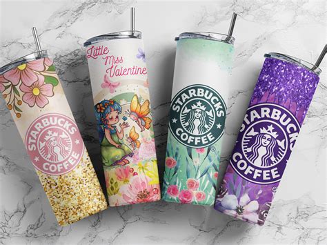 20 Oz Straight Skinny Tumbler Starbucks Design By Shohagh Hossen On