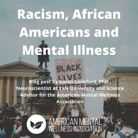 The American Mental Wellness Association Racism Places An Additional