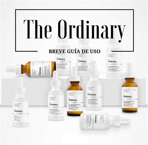 The Ordinary Breve Guía De Uso The Intelligent Beauty