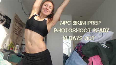 Prepping For A Fitness Photoshoot NPC Bikini Prep 2 Weeks Out 10