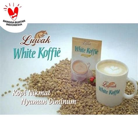 LUWAK WHITE KOFFIE INDONESIA 20 Gram X 20 Saset Expaid 2024 Lazada