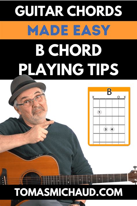 B Chord On Guitar - Real Guitar Lessons by Tomas Michaud