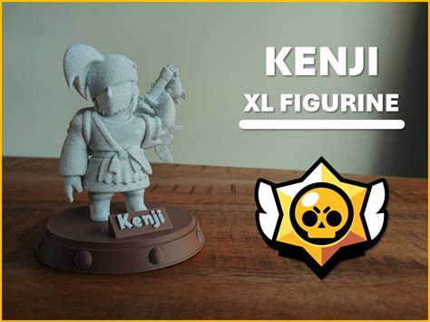 Kenji Xl Brawl Stars Figurine No Ams Remixed By Mikestl Makerworld