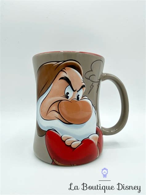 Tasse Grincheux Portrait Disneyland Paris Mug Disney Nain Blanche Neige