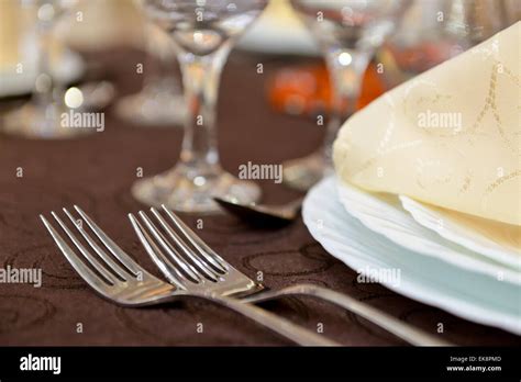 Wedding Table Arrangement Detail Stock Photo Alamy