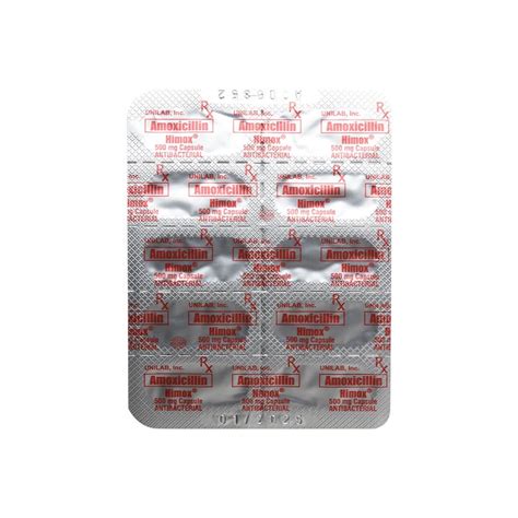 Himox Amoxicillin Trihydrate 500mg 1 Capsule [prescription Required] Watsons Philippines