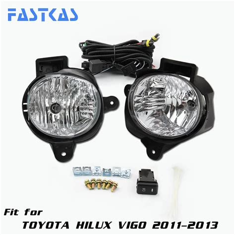 V Car Fog Light Assembly For Toyota Hilux Vigo Front Left