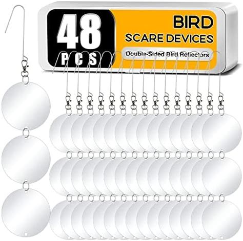 Amazon MorTime 30 PACK Bird Repellent Reflective Scare Rods