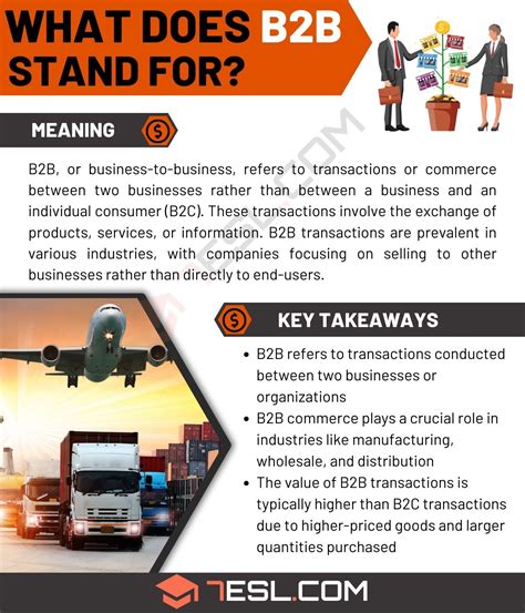 B2B Meaning: What Does B2B Stand For? • 7ESL