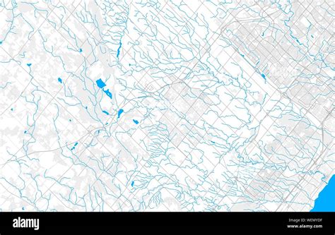 Rich detailed vector area map of Milton, Ontario, Canada. Map template ...