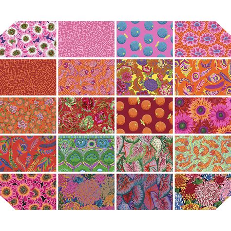 Kaffe Fassett Collective August Fat Quarter Bundle Bright