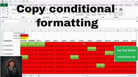 Copy Conditional Formatting From One Sheet To Another In Excel Youtube