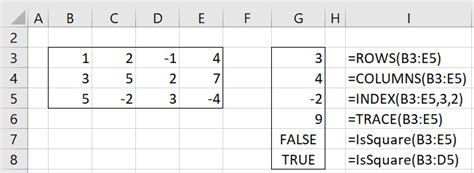 Basic Concepts Of Matrices Real Statistics Using Excel