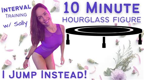 10 Min Interval Hourglass Workout Cellerciser Rebounder Full Body Low Impact Resistance