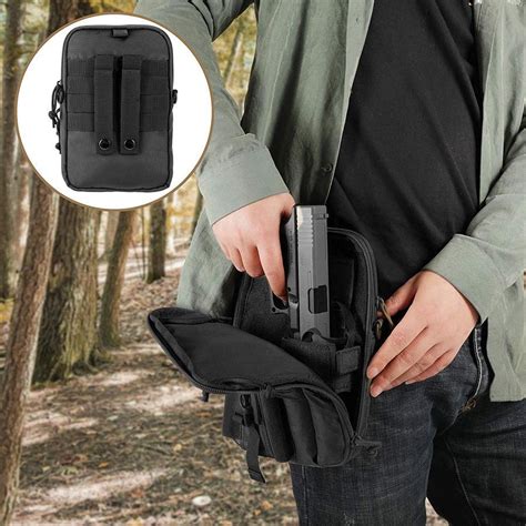 Pistol Soft Case Pistol Crossbody Bag Chest Pack Shooting Bags For Military Type Concealed