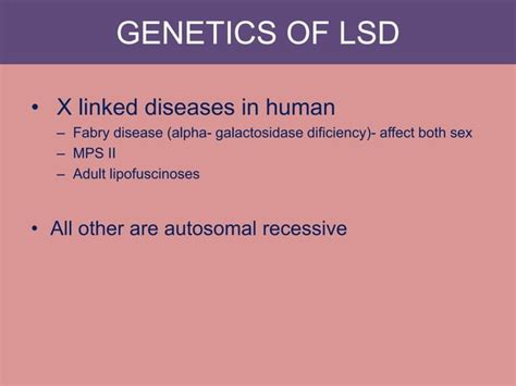 Lysosomal Storage Diseases Ppt Free Download