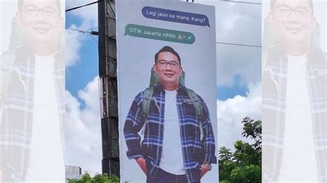 Ridwan Kamil Buka Suara Soal Billboard Otw Jakarta