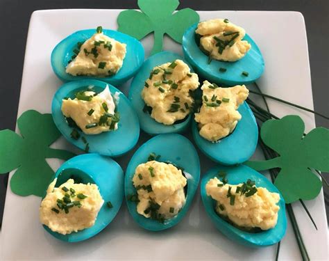 St Patricks Day Green Deviled Eggs Nanny Options By Teresa Boardman