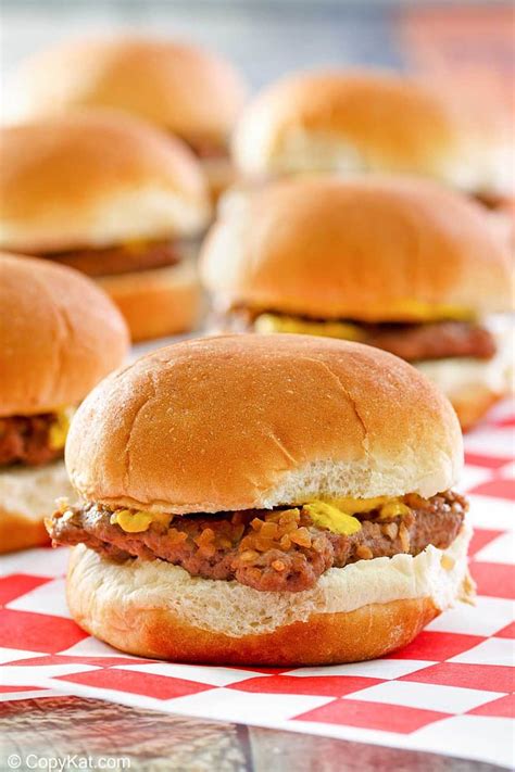 COPYCAT WHITE CASTLE MINI BURGERS WonkyWonderful 41 OFF