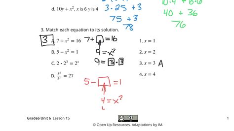 Grade Unit Lesson Practice Problems Youtube