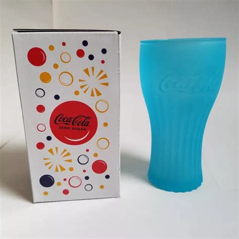 MCDONALDS COCA COLA Winning Sips Limited Edition 2024 Glass Blue Boxed