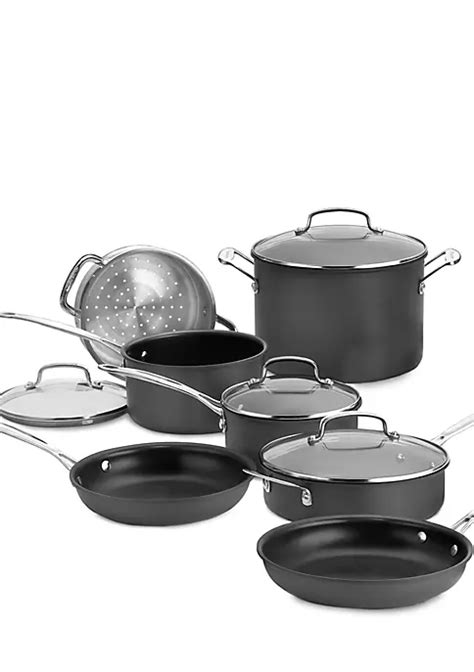 Cuisinart Chefs Classic Hard Anodized Nonstick 11 Piece Cookware Set